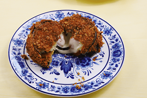 Croquettes d’aubergine farcies à la provola de Big Mamma