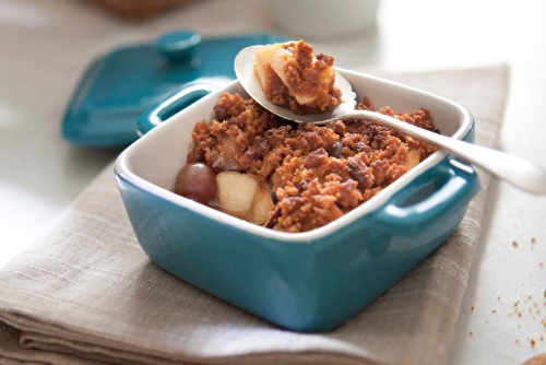 Crumble minute aux fruits d’automne et spéculoos