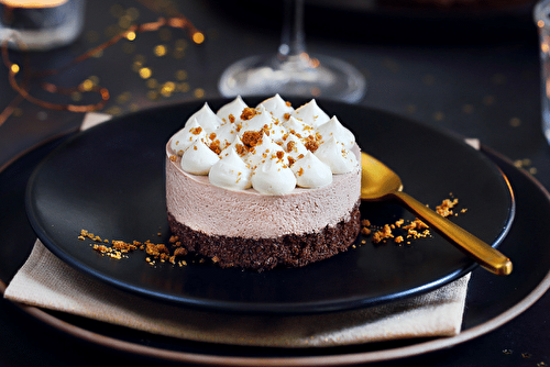 Entremets chocolat et spéculoos, régal facile à faire