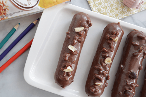 Fingers au chocolat et noisettes pralinées