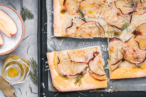 Focaccia aux pommes, l’apéritif sucré-salé