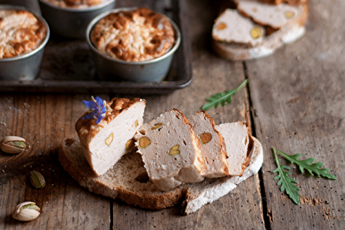 Galantine de saumon pistachée, la recette Marie Chioca