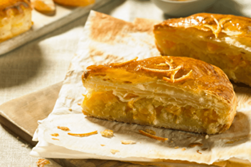 Galette aux amandes et Clémentines de Corse