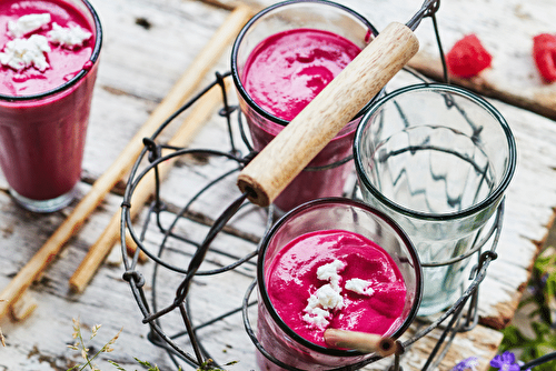 Gaspacho au chèvre frais, déconcertant de facilité