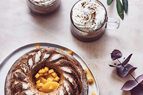 Gâteau à l’huile d’olive et chocolat chaud au piment