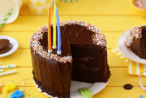Gâteau d'anniversaire au chocolat, le gâteau de rêve !
