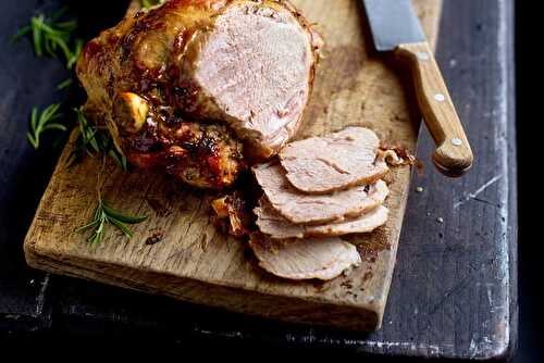 Gigot d’agneau irlandais à l’ail et au romarin