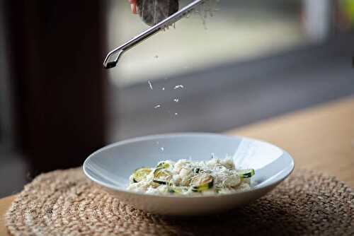 Gnocchi à la crème de Chavignol et courgettes