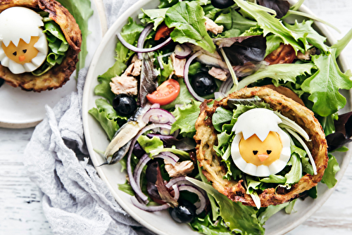 Jeunes pousses façon niçoise, parfaitement rassasiante