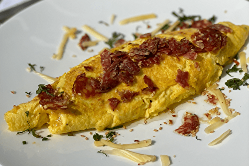 L’omelette printanière aux graines de sésame