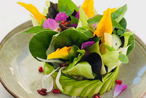 La salade du potager des Graniers, la recette du Byblos