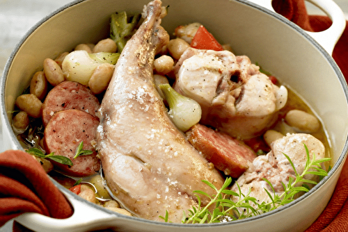 Lapin en cassoulet, délicieusement créatif