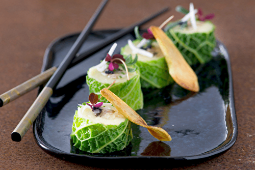 Maki de Ratte du Touquet, huître et chou kale