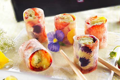 Makis aux fraises et thé matcha, gourmands et légers