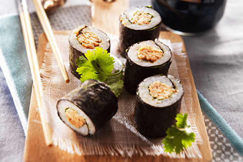 Makis de volaille et sauce soja, le goût du Japon