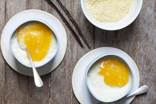 Millet au lait et abricots, le parfait dessert