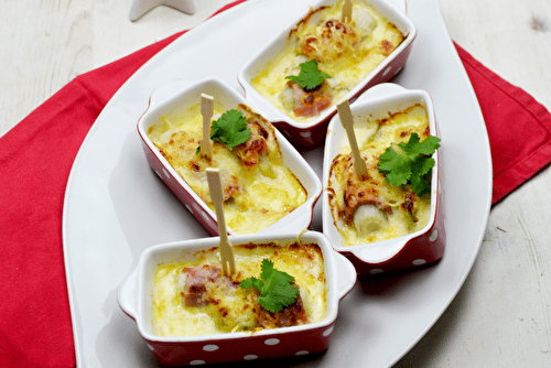 Mini gratins d’endives au jambon, le goût de l'enfance