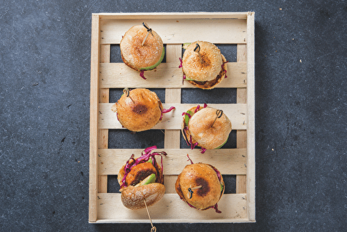 Mini hamburgers, une recette OFYR