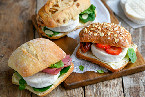 Mini sandwichs au Cabécou du Périgord