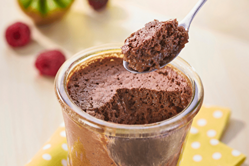 Mousse au chocolat sans oeuf au tapioca