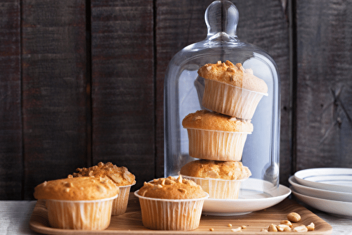 Muffins au beurre de cacahuète fait maison