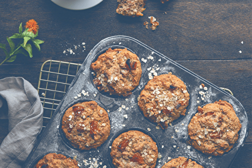 Muffins aux amandes et aux abricots