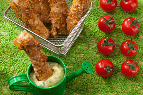 Nuggets de poisson maison et sauce tartare