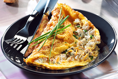 Omelette aux coques, simplement gourmande