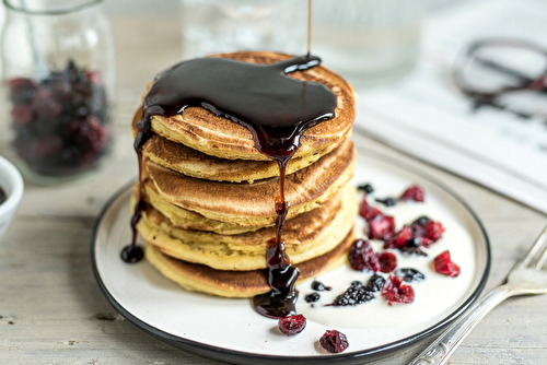 Pancakes à la crème de Parmigiano Reggiano