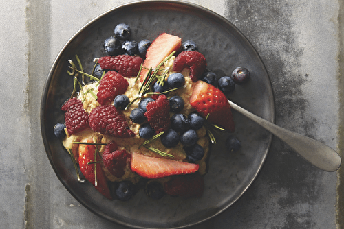 Petites crèmes aux fruits rouges pour fondre de plaisir