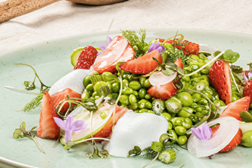 Petits pois aux herbes, une recette d’Alain Passard