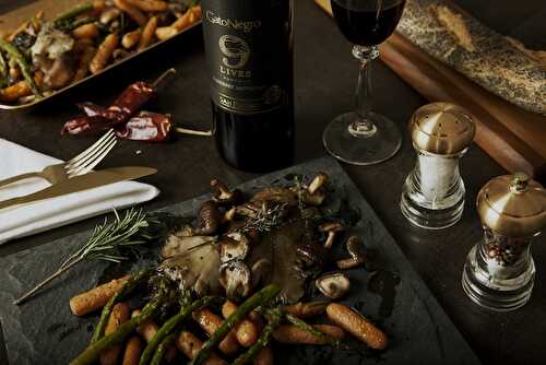 Poêlée de champignons aux carottes et herbes fraîches