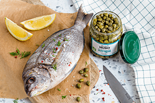 Poisson aux câpres au vinaigre à l’estragon