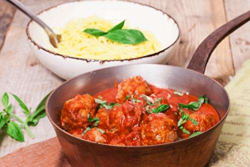 Polpette d’agneau à la sauce tomate