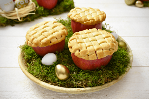 Pommes aux spéculoos en petits paniers gourmands