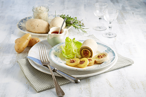 Pompadour en croûte de sel du chef Eric Boutté