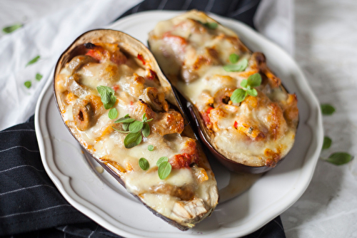 Quadratini di melanzane, les aubergines farcies à l’italienne