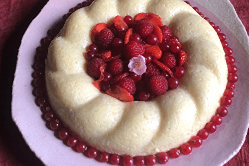 Riz condé aux fruits rouges et liqueur de framboise