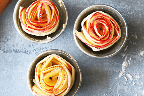 Roses des pommes, les jolies tartes aux pommes