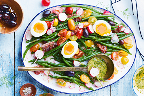 Salade bistrot aux haricots verts à savourer en été