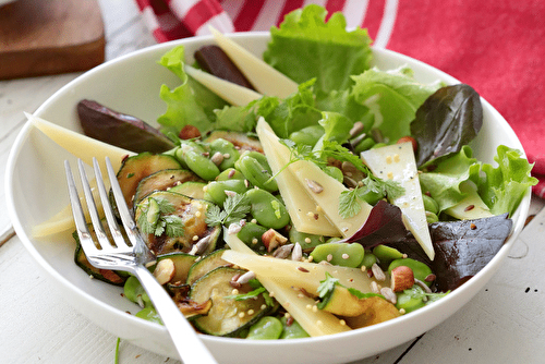 Salade de printemps à l’Ossau-Iraty