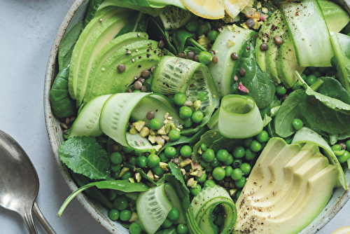 Salade verte aux lentilles du Puy, 100% vitamines