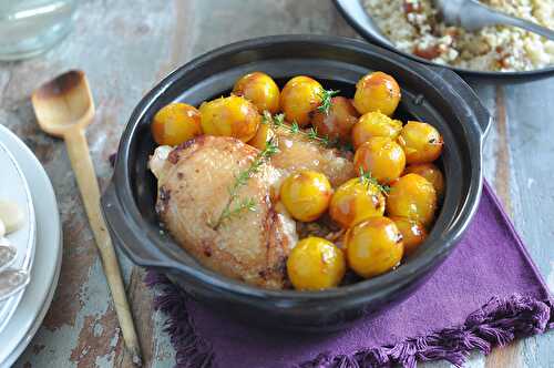 Sauté de volaille aux mirabelles, le plat gourmand