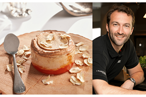 Soufflé croustillant à la châtaigne de Cédric Béchade, une recette de fête