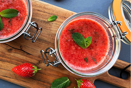 Soupe de fraise, la recette à savourer toute l’année !