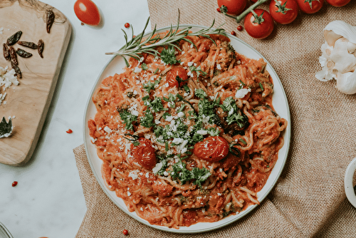 Spaghetti à la sauce tomate, la recette détox