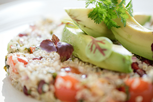 Taboulé de quinoa à la sauce chimichurri