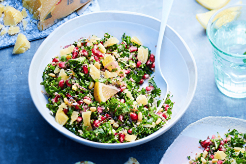 Taboulé presque libanais au chou kale