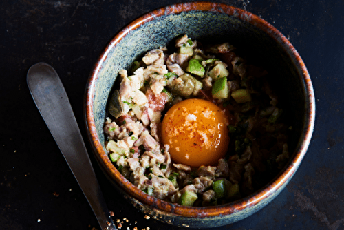 Tartare de filet mignon Ibaïama aux deux citrons