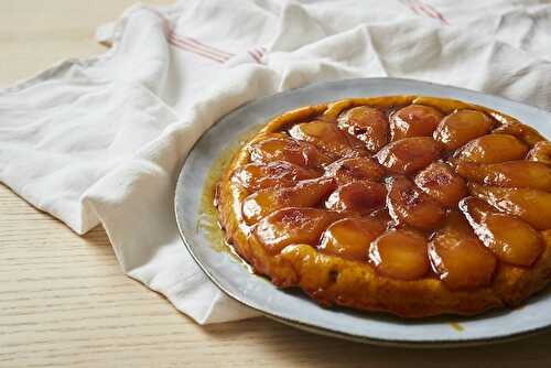 Tarte tatin aux poires, le délice caramélisé